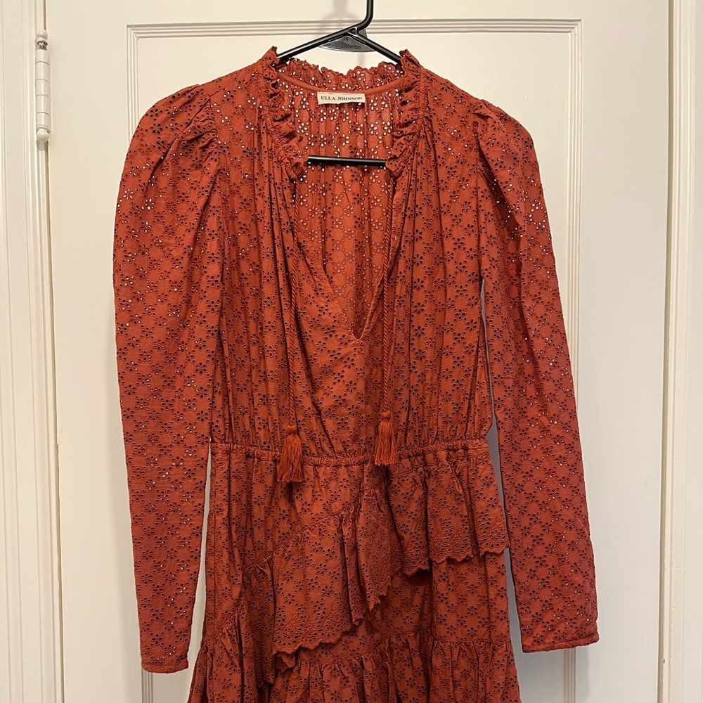 Ulla Johnson Sz XS V Neck Mini Dress